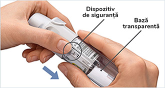 Îndepărtați baza transparentă